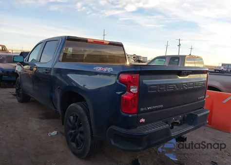 2022 Chevrolet Silverado 1500 4Wd Short Bed Custom from USA, damaged, VIN 1GCPDBEK6NZ630343
